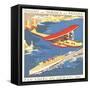 National Air and Space Museum: Pan American Airways-null-Framed Stretched Canvas