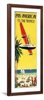 National Air and Space Museum: Pan American - To The Tropics!-null-Framed Art Print