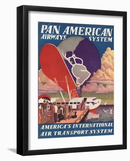 National Air and Space Museum: Pan American-null-Framed Art Print