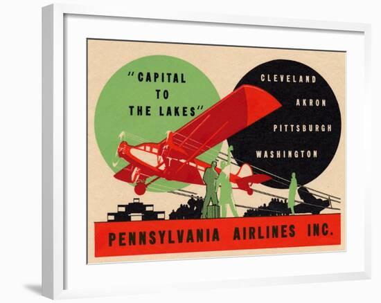 National Air and Space Museum: Pennsylvania Airlines-null-Framed Art Print