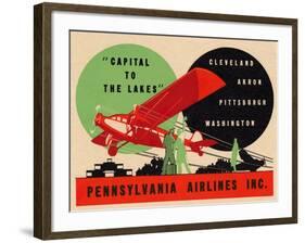 National Air and Space Museum: Pennsylvania Airlines-null-Framed Art Print