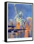 National Air and Space Museum: Rome, Chicago, New York, Rome-null-Framed Stretched Canvas