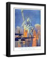 National Air and Space Museum: Rome, Chicago, New York, Rome-null-Framed Art Print