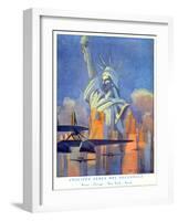 National Air and Space Museum: Rome, Chicago, New York, Rome-null-Framed Art Print