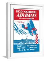 National Air Races 1930-null-Framed Art Print