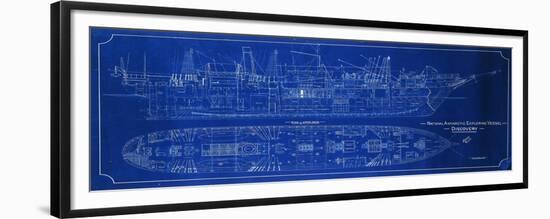 National Antartic Exploring vessel Discovery-null-Framed Premium Giclee Print
