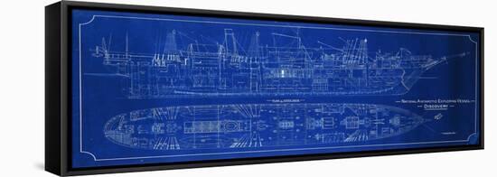 National Antartic Exploring vessel Discovery-null-Framed Stretched Canvas