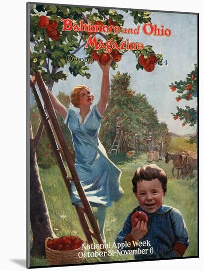 National Apple Week 1924-Charles H. Dickson-Mounted Giclee Print