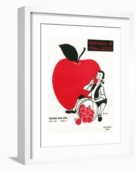 National Apple Week 1948-W.D.P.-Framed Giclee Print