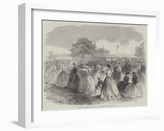 National Archery Meeting at Alexandra Park-null-Framed Giclee Print