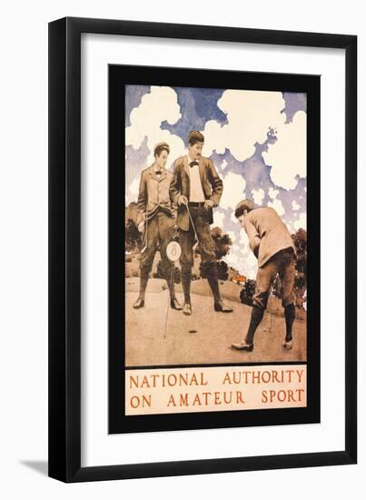 National Authority on Amateur Sport-Maxfield Parrish-Framed Art Print