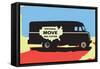 National Bus System Truck-null-Framed Stretched Canvas