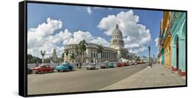 National Capitol Building in Havana, Cuba-null-Framed Stretched Canvas
