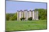 National Capitol Columns, Corinthian columns, in springtime at the United States National Arbore...-null-Mounted Photographic Print