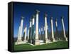 National Capitol Columns in the National Arboretum-Joseph Sohm-Framed Stretched Canvas