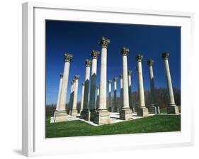 National Capitol Columns in the National Arboretum-Joseph Sohm-Framed Photographic Print