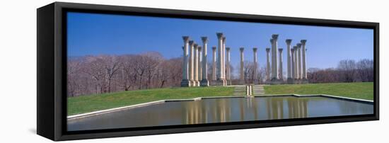 National Capitol Columns, National Arboretum, Washington Dc-null-Framed Stretched Canvas
