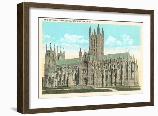 National Cathedral, Washington D.C.-null-Framed Art Print