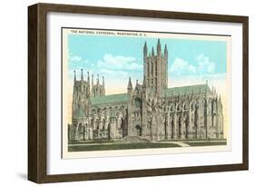 National Cathedral, Washington D.C.-null-Framed Art Print