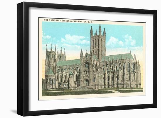 National Cathedral, Washington D.C.-null-Framed Art Print