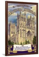 National Cathedral - Washington, Dc, c.2009-Lantern Press-Framed Art Print