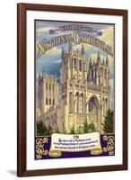 National Cathedral - Washington, Dc, c.2009-Lantern Press-Framed Art Print