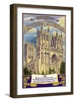 National Cathedral - Washington, Dc, c.2009-Lantern Press-Framed Art Print