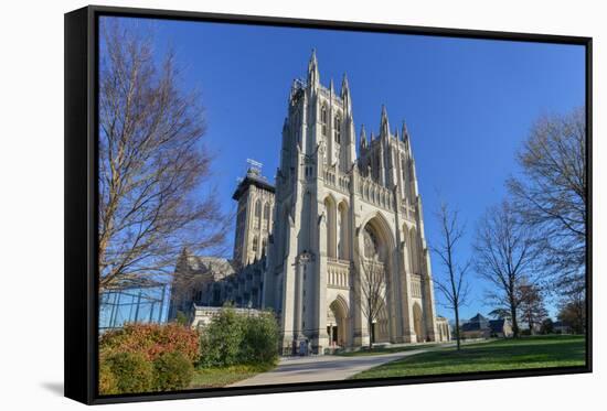 National Cathedral, Washington DC United States-Orhan-Framed Stretched Canvas