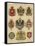 National Coats of Arms-null-Framed Stretched Canvas