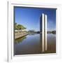 National Congress, Brasilia, Federal District, Brazil-Ian Trower-Framed Photographic Print