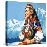 National Costume of Yugoslavia-null-Stretched Canvas