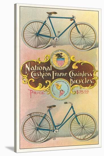 National Cushion Frame Chainless Bicycle-null-Stretched Canvas