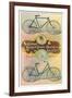 National Cushion Frame Chainless Bicycle-null-Framed Art Print