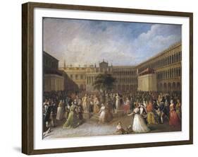 National Festival in Venice in 1797, 1770 - 1849-Giuseppe Cammarano-Framed Giclee Print