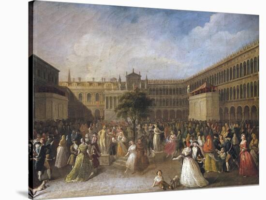 National Festival in Venice in 1797, 1770 - 1849-Giuseppe Cammarano-Stretched Canvas