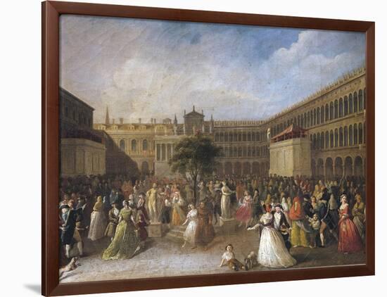 National Festival in Venice in 1797, 1770 - 1849-Giuseppe Cammarano-Framed Giclee Print