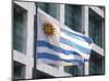 National Flag and Plaza Independencia, Montevideo, Uruguay-Per Karlsson-Mounted Photographic Print