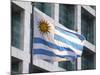 National Flag and Plaza Independencia, Montevideo, Uruguay-Per Karlsson-Mounted Photographic Print