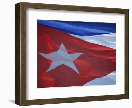 National Flag, Cuba, West Indies, Central America-Dominic Webster-Framed Photographic Print