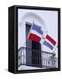National Flag, Dominican Republic, Caribbean, West Indies-Guy Thouvenin-Framed Stretched Canvas