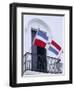 National Flag, Dominican Republic, Caribbean, West Indies-Guy Thouvenin-Framed Photographic Print