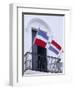 National Flag, Dominican Republic, Caribbean, West Indies-Guy Thouvenin-Framed Photographic Print