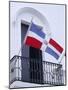 National Flag, Dominican Republic, Caribbean, West Indies-Guy Thouvenin-Mounted Photographic Print