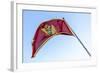 National Flag of Montenegro, Europe-Charlie Harding-Framed Photographic Print