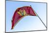 National Flag of Montenegro, Europe-Charlie Harding-Mounted Photographic Print