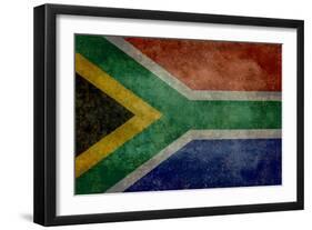 National Flag Of The Republic Of South Africa-Bruce stanfield-Framed Art Print