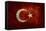 National Flag Of Turkey-Bruce stanfield-Framed Stretched Canvas