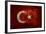 National Flag Of Turkey-Bruce stanfield-Framed Art Print