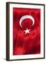 National Flag of Turkey.-Jon Hicks-Framed Photographic Print