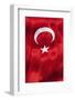 National Flag of Turkey.-Jon Hicks-Framed Photographic Print